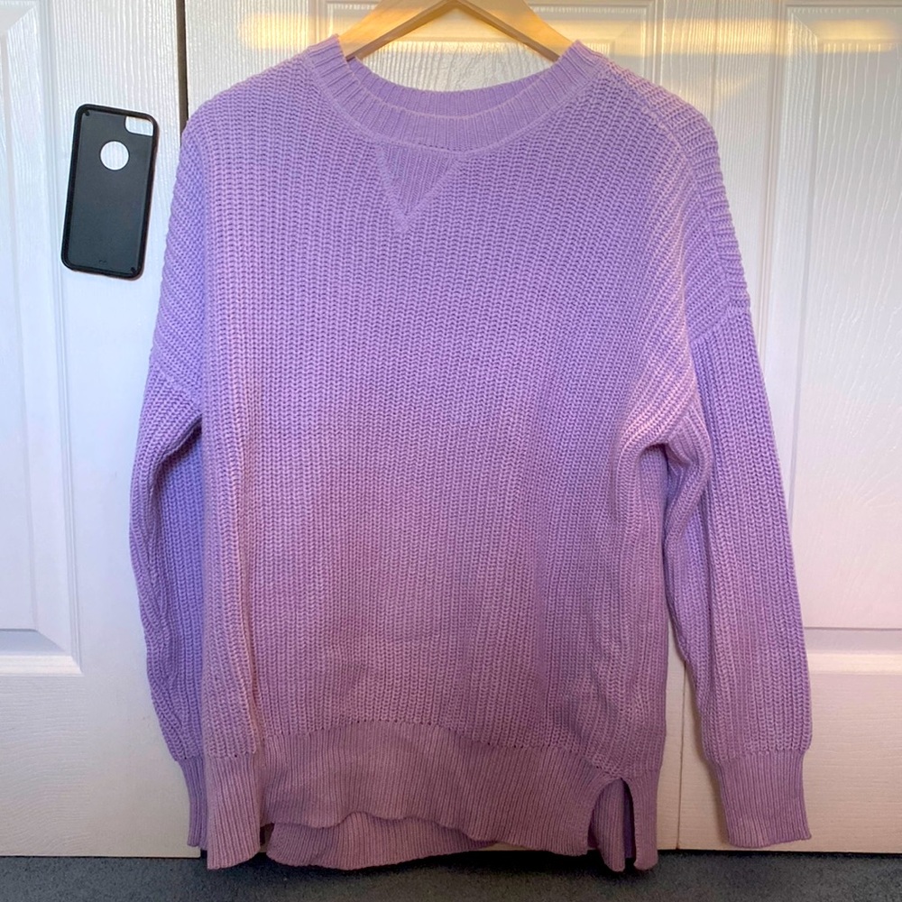 Aeropostale light purple crew neck sweater brand new